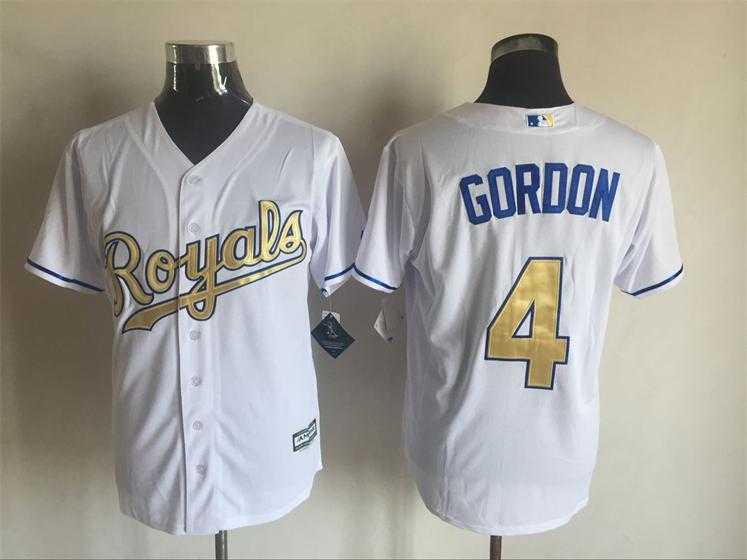 Majestic Kansas City Royals #4 Alex Gordon White 2015 World Series Champions Gold Program Stitched MLB Jersey,We sell and wholesale Majestic Kansas City Royals #4 Alex Gordon White 2015 World Series Champions Gold Program Stitched MLB Jersey on line form chian!